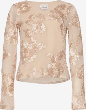 Top ' Lucille ' di Noella in beige: frontale