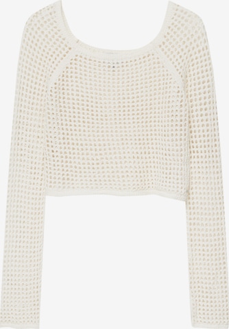 Pull&Bear Genser i beige: forside