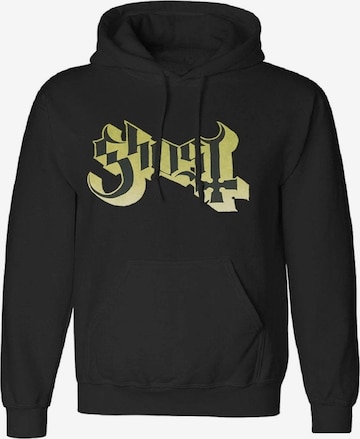 Sweat-shirt 'Ghost Logo Kapuzenpullover' Ghost en noir : devant