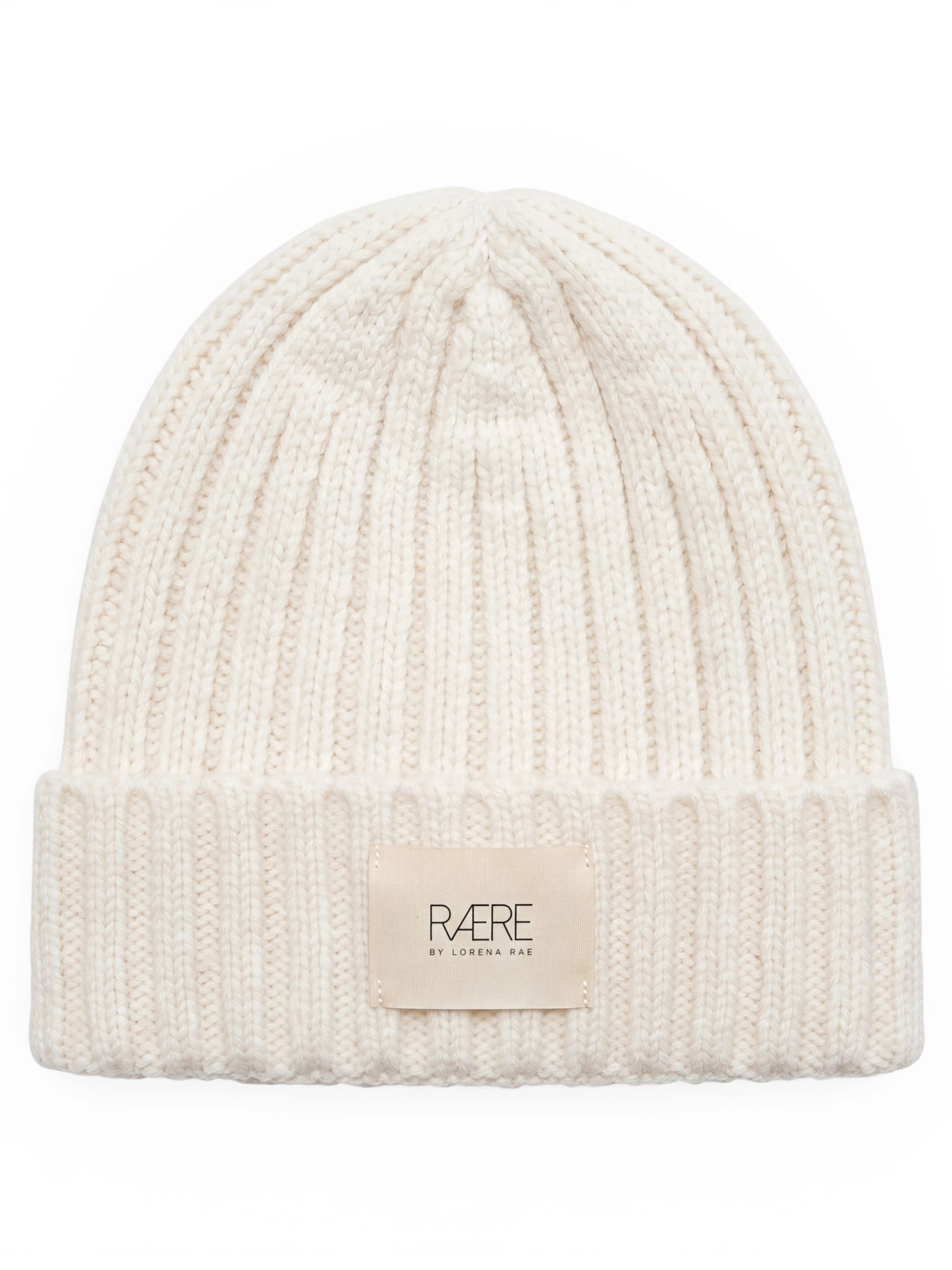RÆRE by Lorena Rae - Gorra 'Svea' en blanco: frente