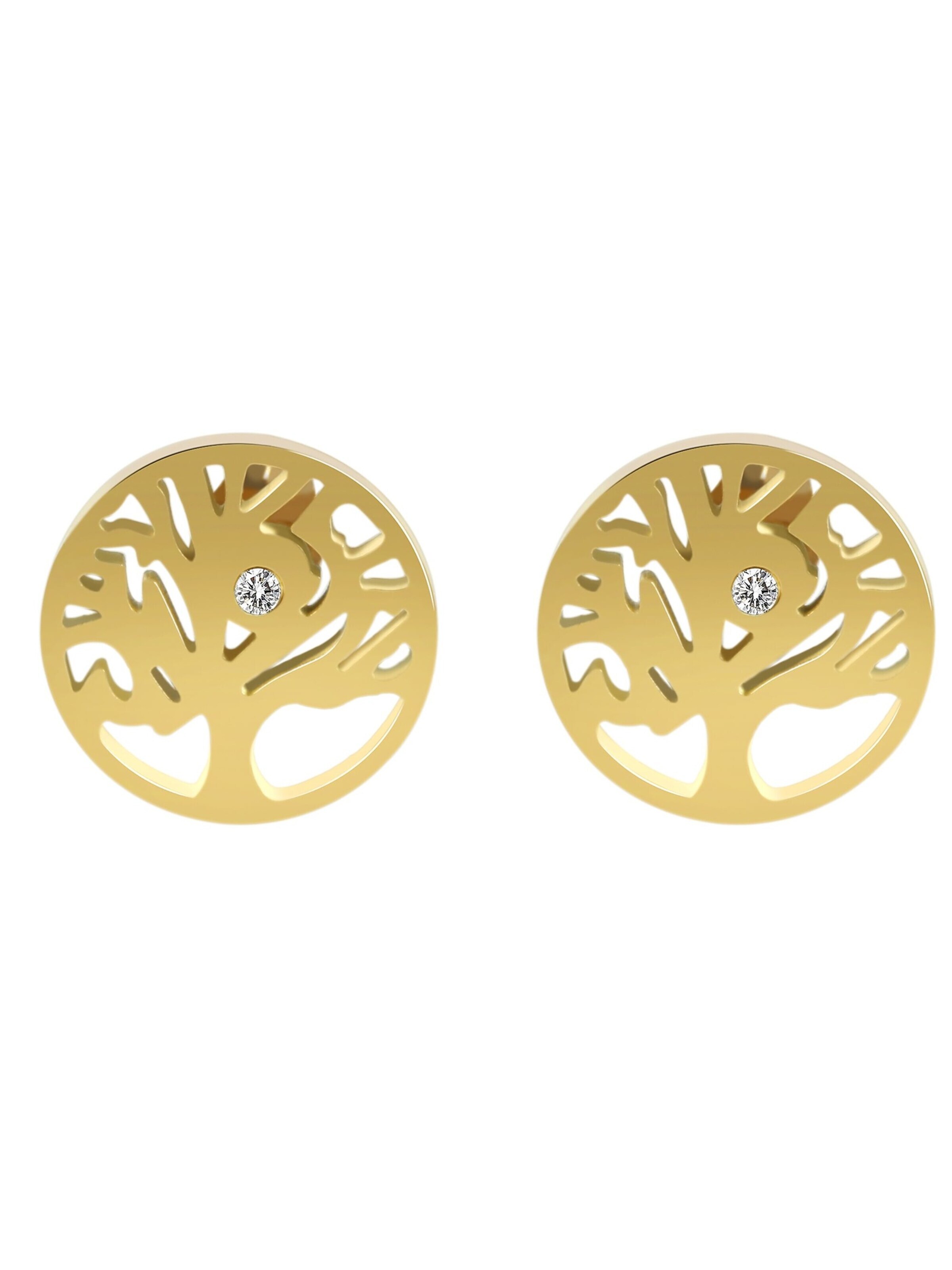 Akzent Earrings 'Diyana, hautverträglich' in Gold