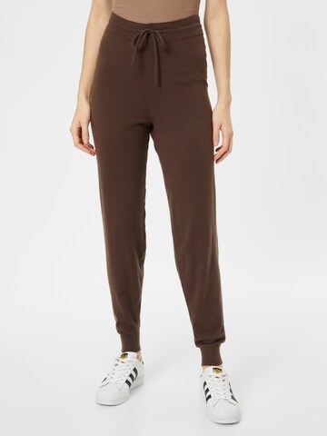 ONLY Tapered Pants 'IBI' in Brown: front