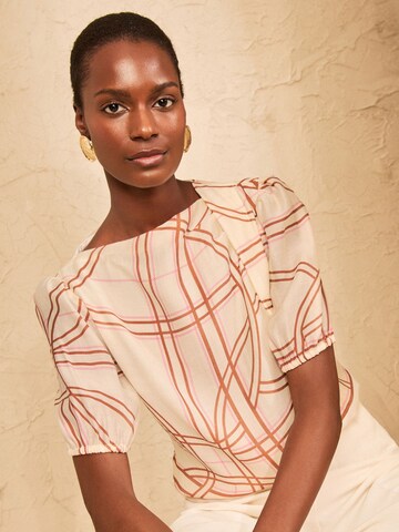 Camicia da donna di love & roses in beige
