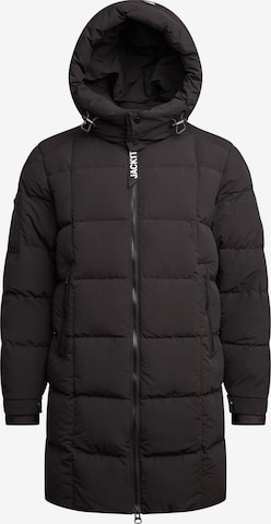 Manteau d’hiver 'EZ Boxed Matt' JACK1T en noir : devant
