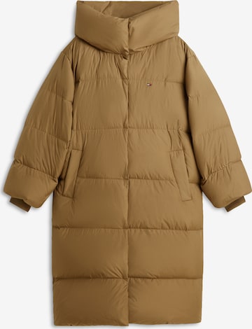 TOMMY HILFIGER Płaszcz zimowy w kolorze zielony: przód