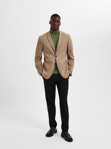 SELECTED HOMME Slim fit Colbert 'GABE' in Bruin