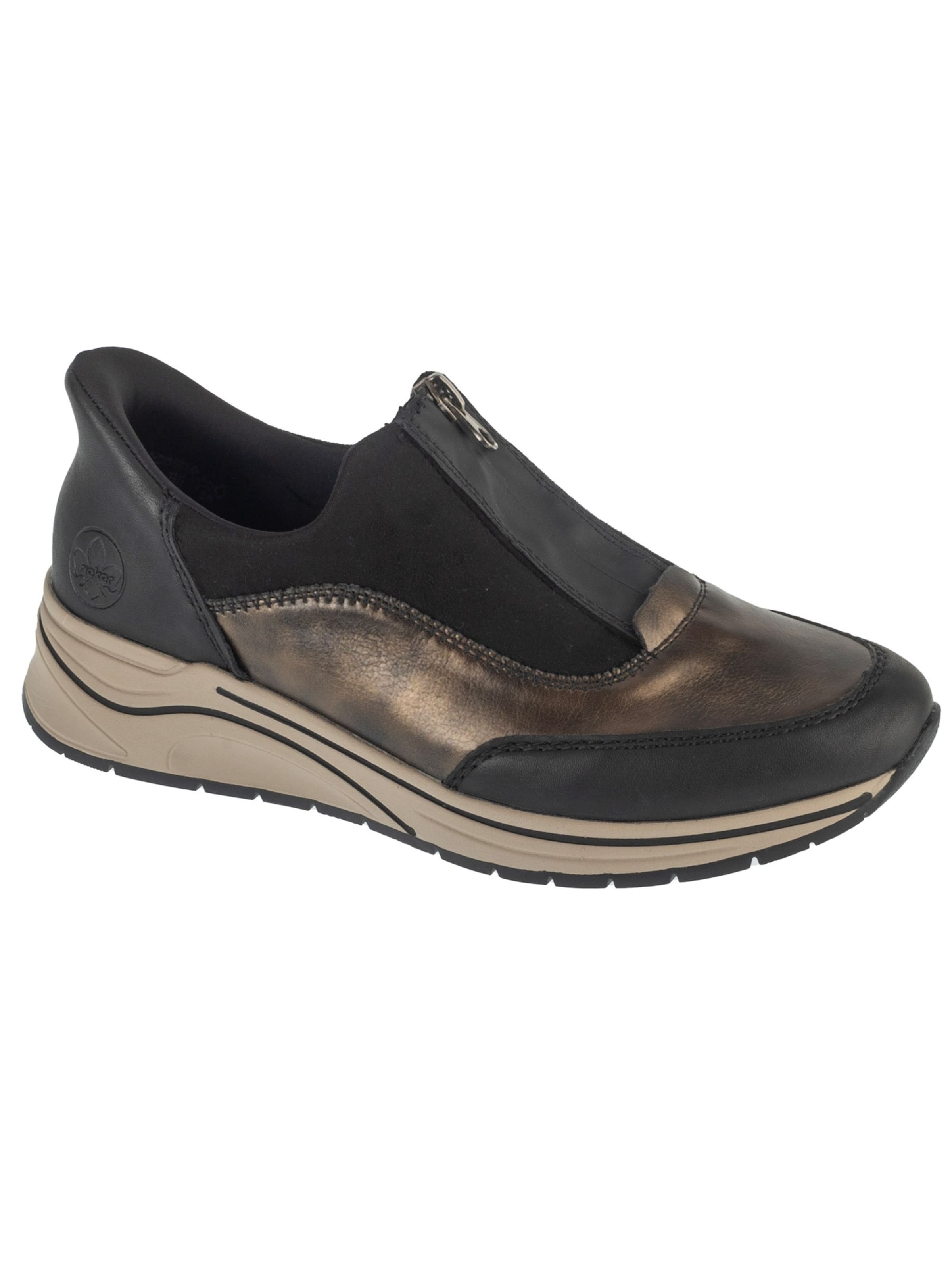 Rieker Slip-on 'Rieker Shoes N9553' in Zwart: voorkant