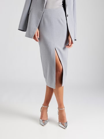 ABOUT YOU x Iconic by Tatiana Kucharova Skirt 'Kasha' in Grey: front