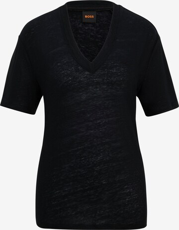 BOSS Shirt ' C_Ela ' in Black: front