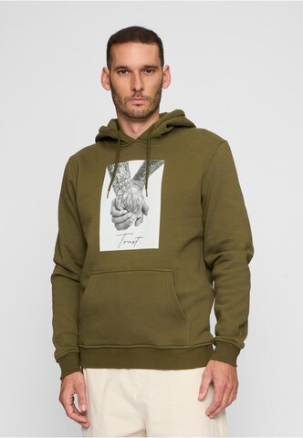 MT Men Sweatshirt 'Trust 2.0' in Green: front