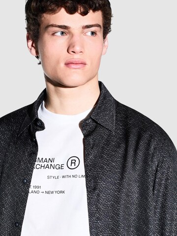 ARMANI EXCHANGE Regular Fit Hemd 'XM002280'‌‌‌‌‌‌‌‌‌‌ in Schwarz