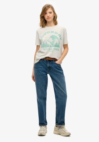 T-shirt 'Lo-Fi' Superdry en blanc