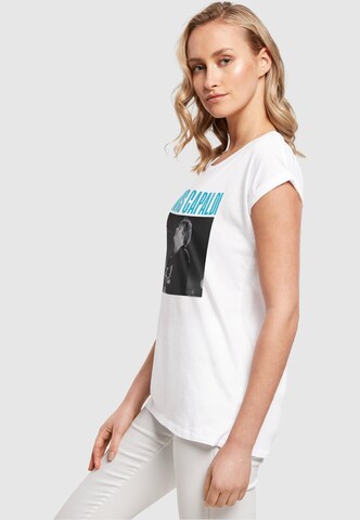 Merchcode Shirt 'Lewis Capaldi - Photo Tour' in Wit