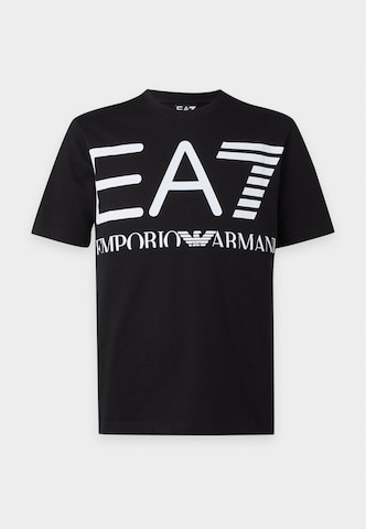 EA7 Emporio ArmaniTehnička sportska majica - crna boja: prednji dio
