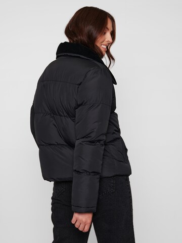 Threadbare Winter jacket 'Honeydew' in Black