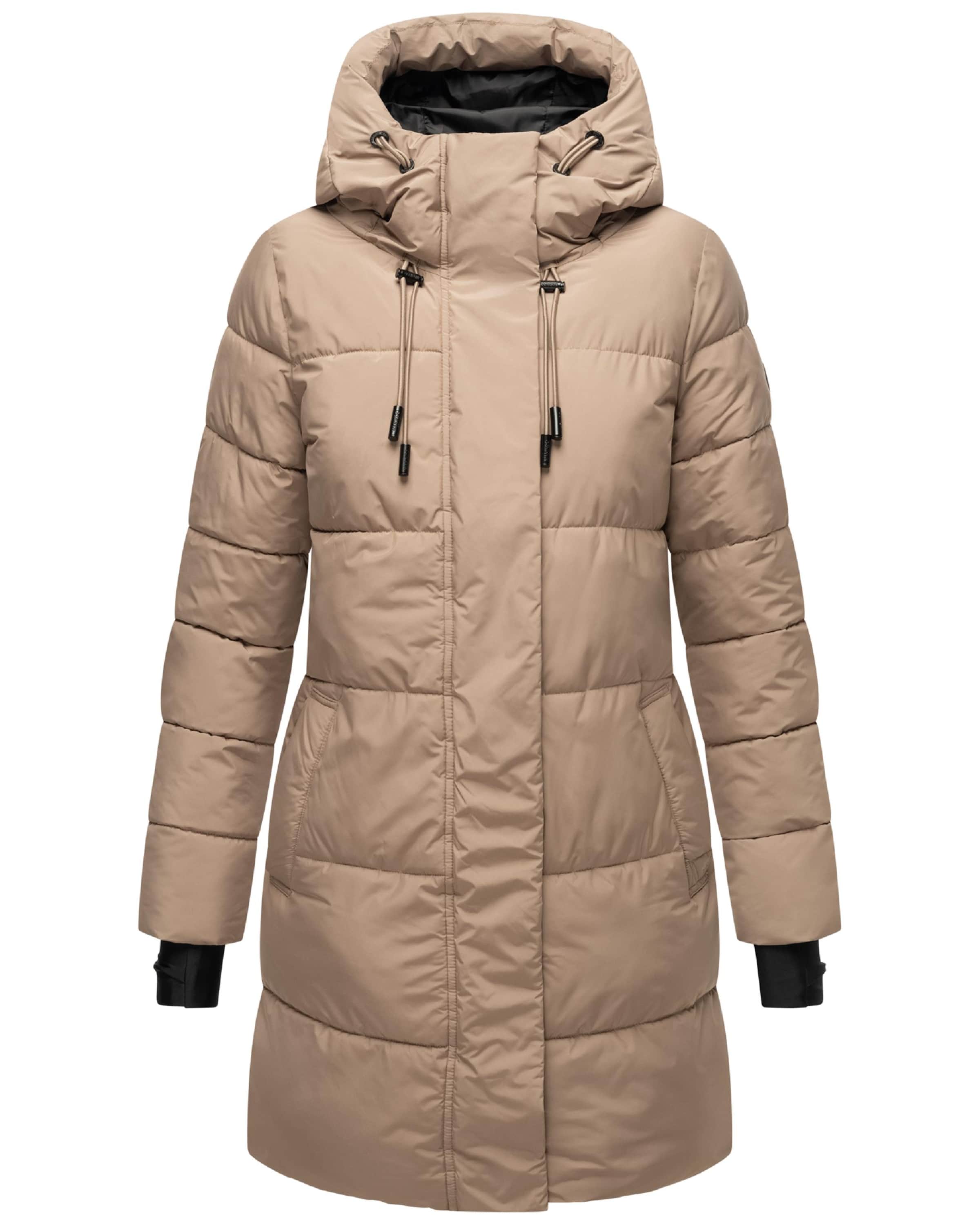 MARIKOO Zimný kabát 'Kaituu XVI' - Béžová: predná strana
