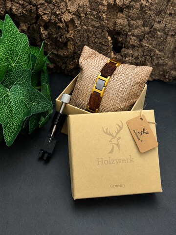Holzwerk - Pulsera 'EIBSEE' en marrón