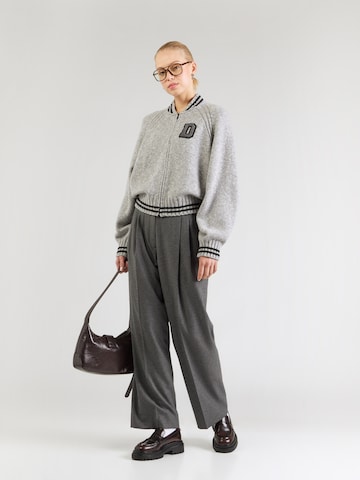 Rich & Royal Szeroka nogawka Cygaretki w kolorze szary