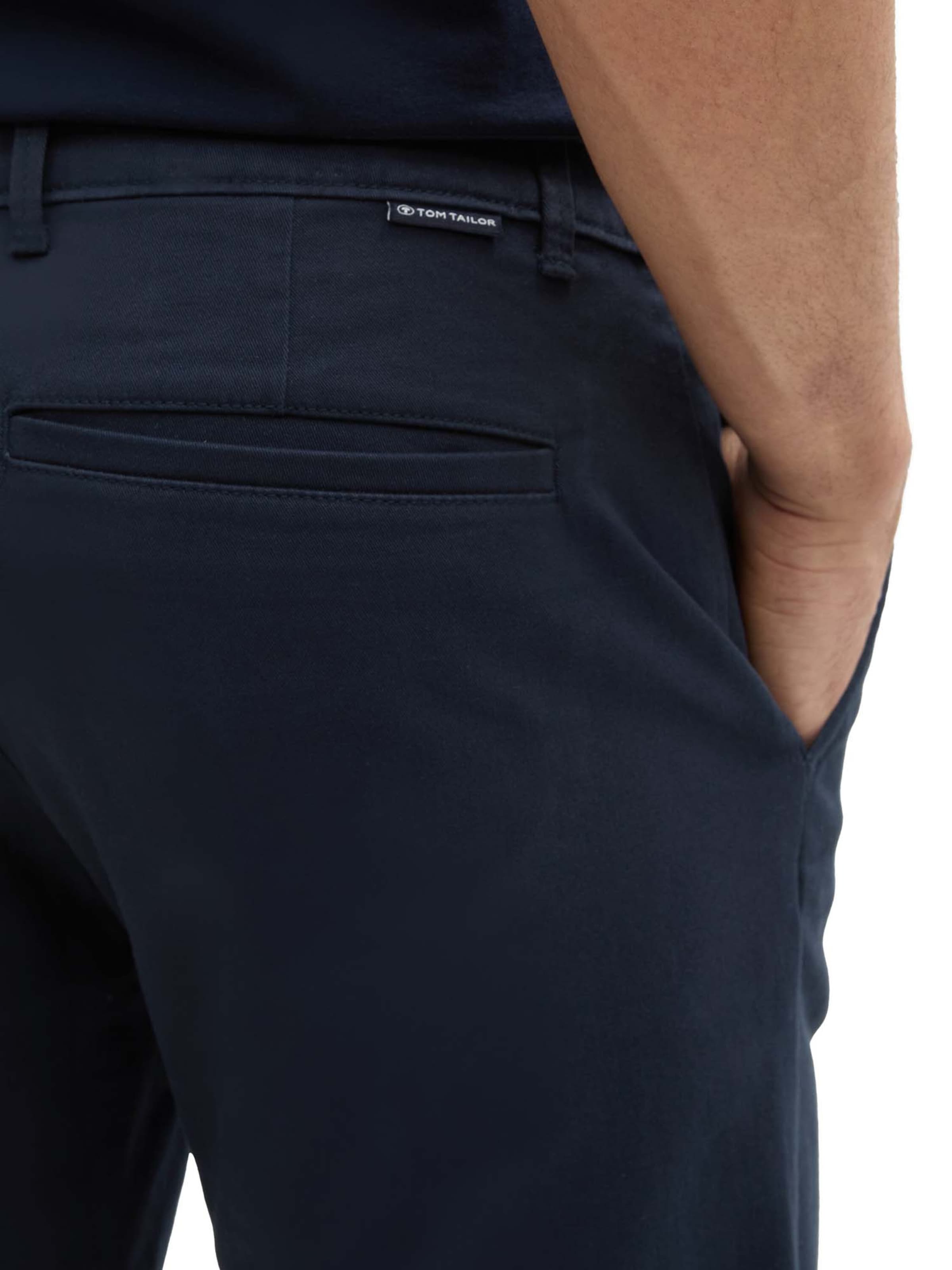 TOM TAILOR Слим Брюки-чинос в Синий