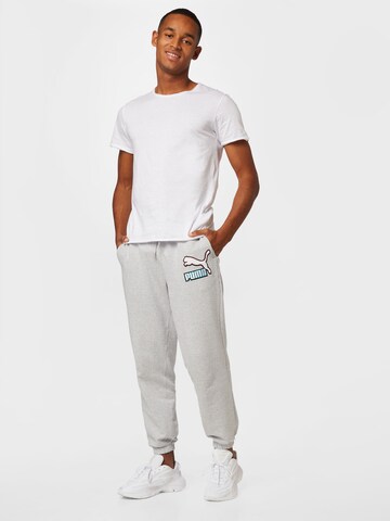 PUMA Tapered Pants 'Fandom' in Grey