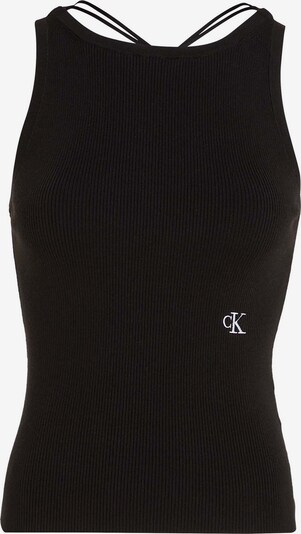 Calvin Klein Jeans Pullover in schwarz / weiß, Produktansicht
