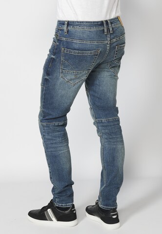 KOROSHI Skinny Jeans in Blau