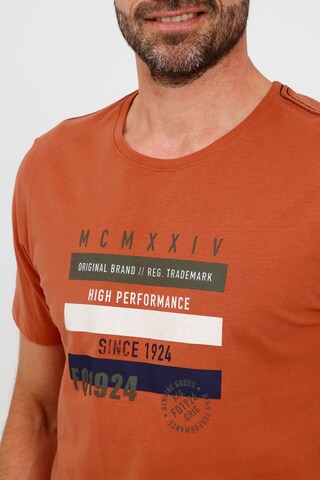FQ1924 Shirt 'NIVAN' in Orange