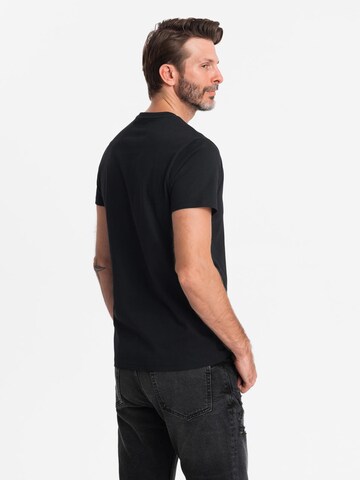 Ombre Shirt in Black