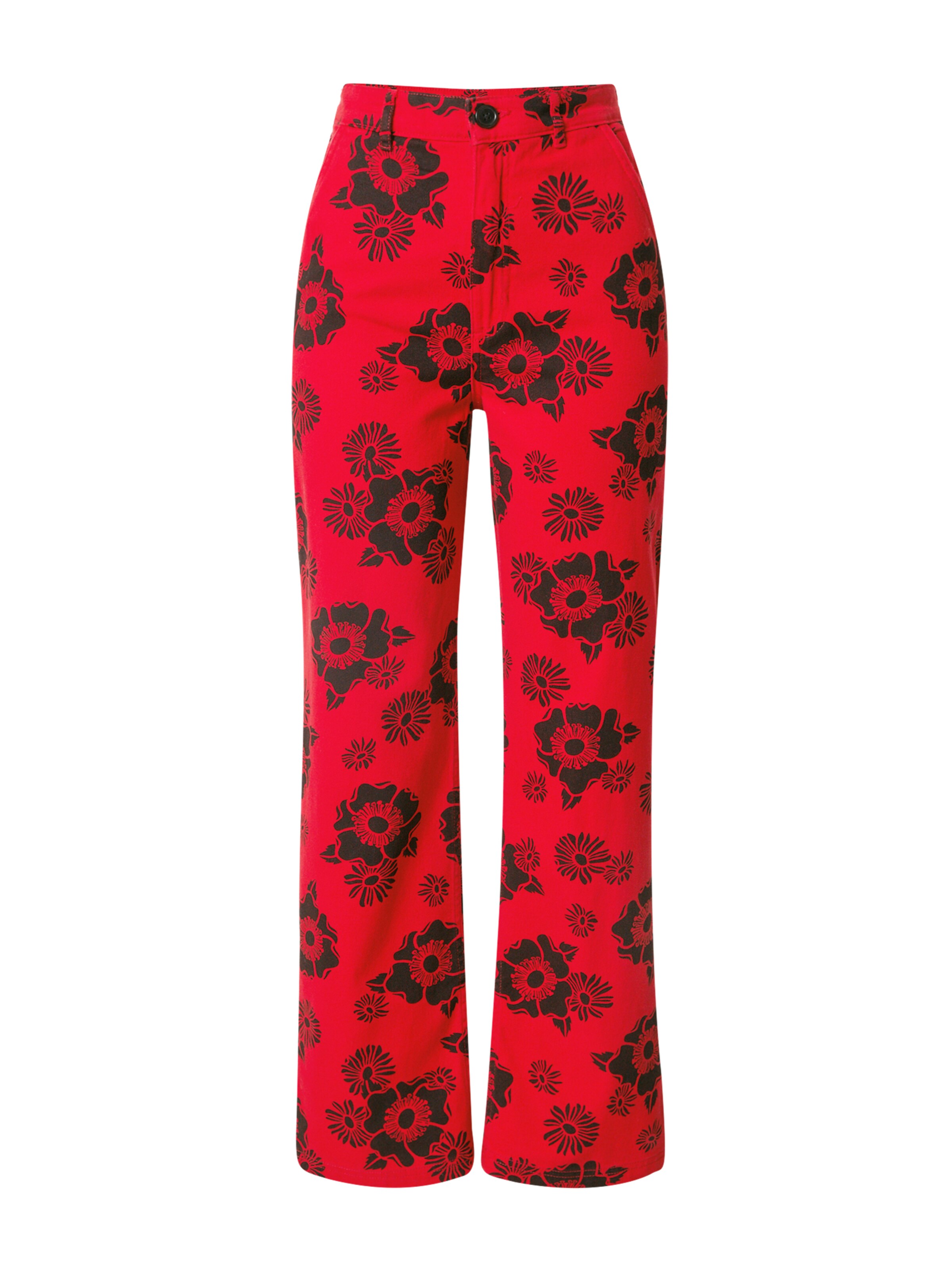 Monki regular Bukser i rød: forside