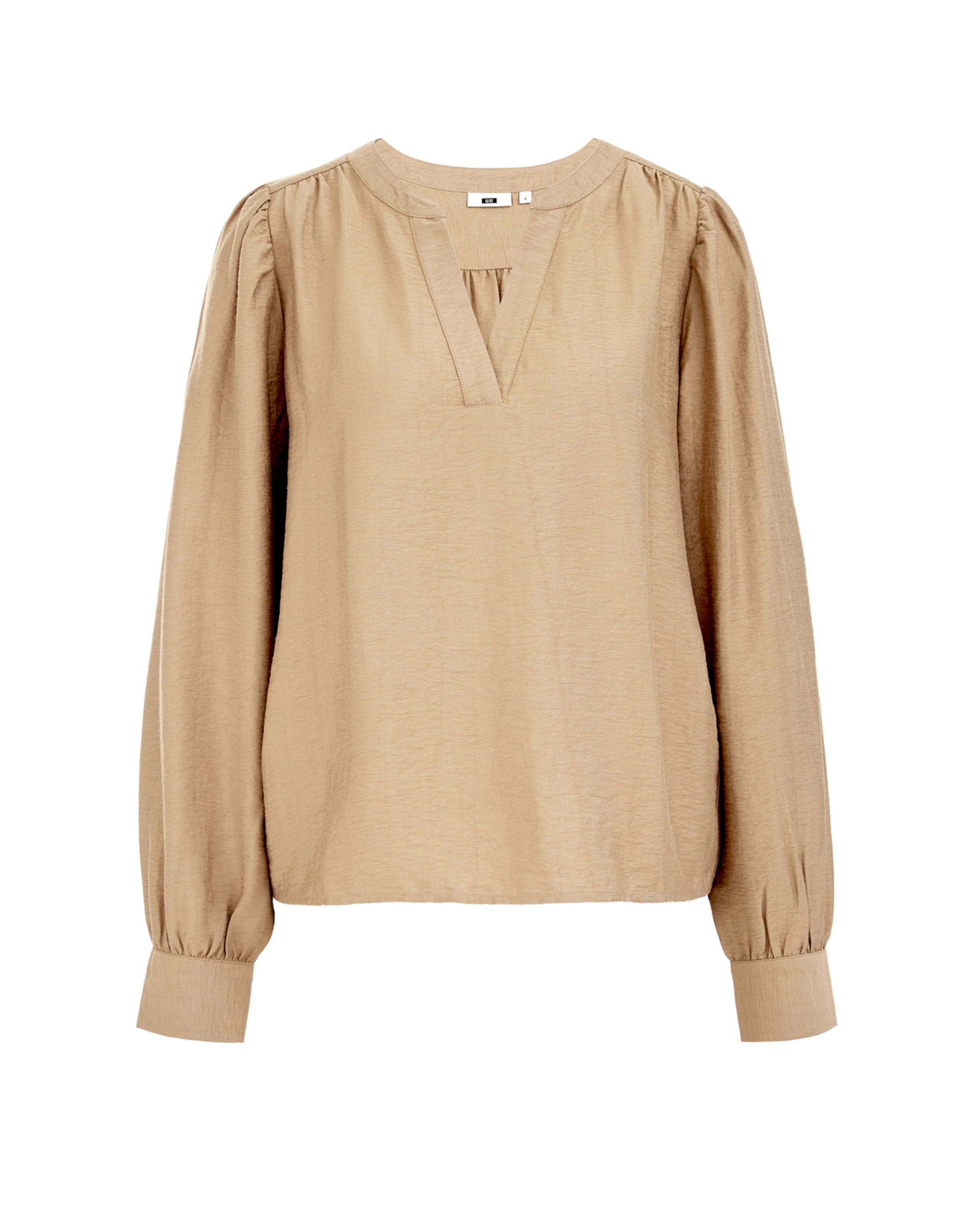 WE Fashion Блуза в бежово: отпред