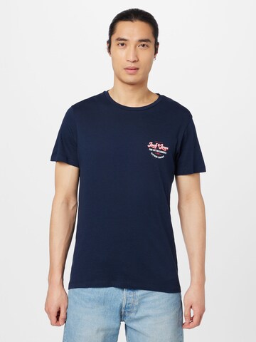 JACK & JONES T-shirt 'ANDY' i blå: framsida