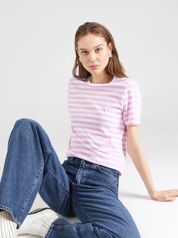 T-shirt 'RIA' PIECES en violet : devant