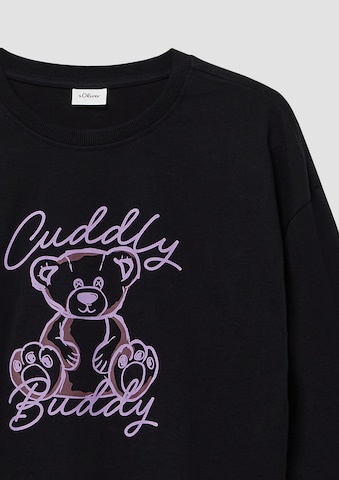 s.Oliver Shirt in Schwarz