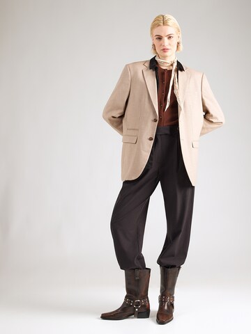 SCOTCH & SODA Bő szár Élére vasalt nadrágok 'QUINN' - barna