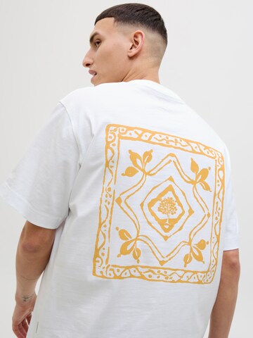 T-Shirt 'JORPAROS EASTER' JACK & JONES en blanc