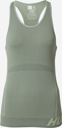 Hummel Sports Top in Olive / Light green, Item view