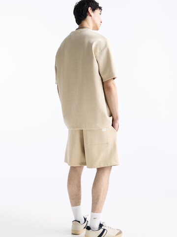 Pull&Bear Regular Broek in Beige