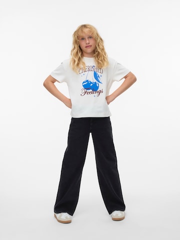 Vero Moda Girl - Camiseta 'VMYMA METTE' en blanco