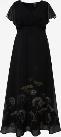 Ulla Popken Evening Dress in Black: front