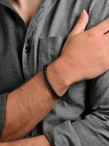 Akzent Bracelet 'Siguard' in Black: front