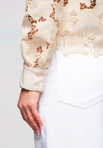 Ombre Blouse 'OW-SH-E0025' in Beige