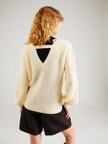 JDY Pullover 'KYA' in Beige