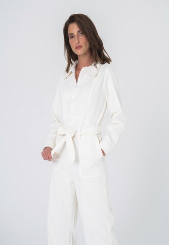 FRESHLIONS Jumpsuit 'Gabriela' in Weiß