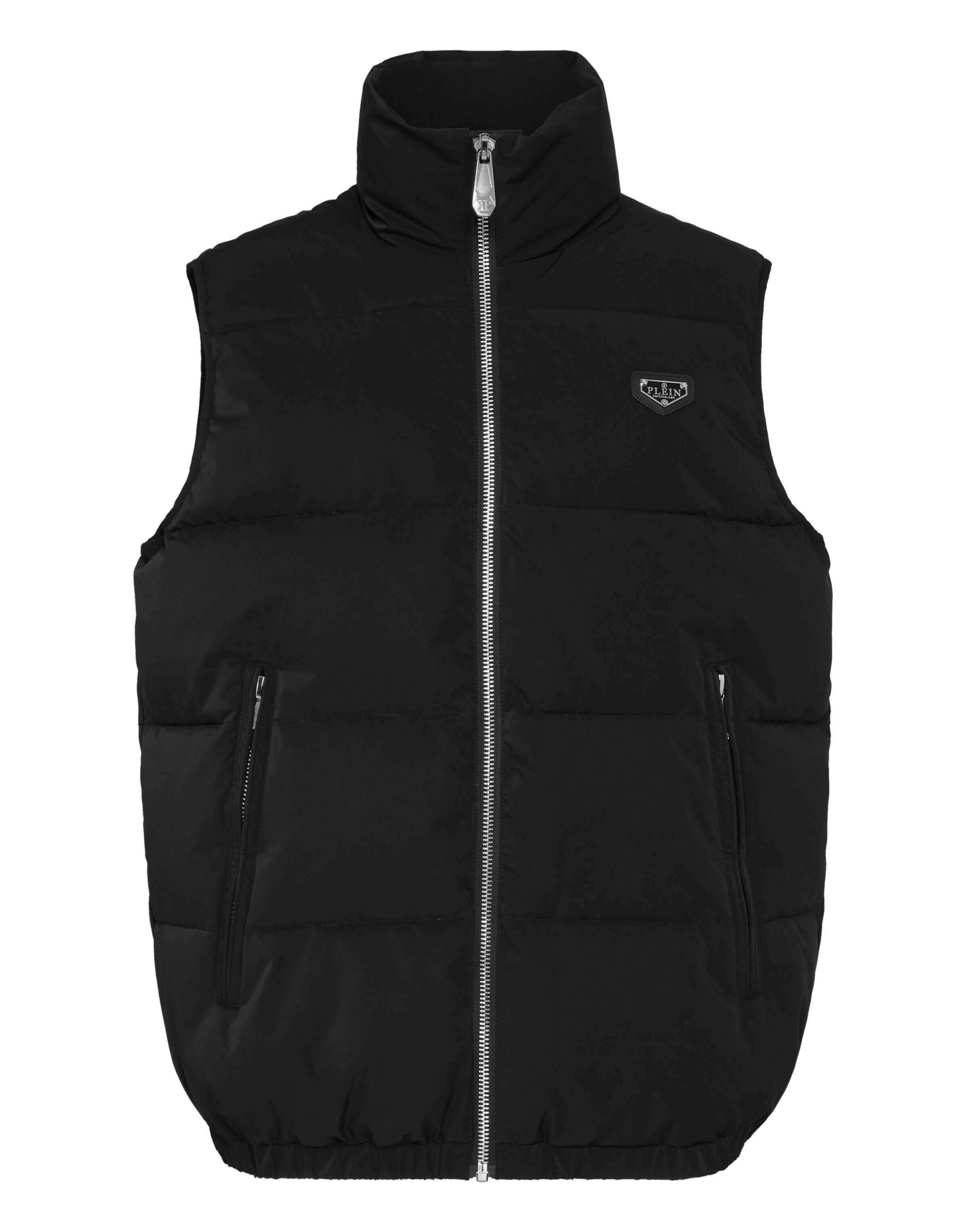 Gilet Philipp Plein en noir : devant