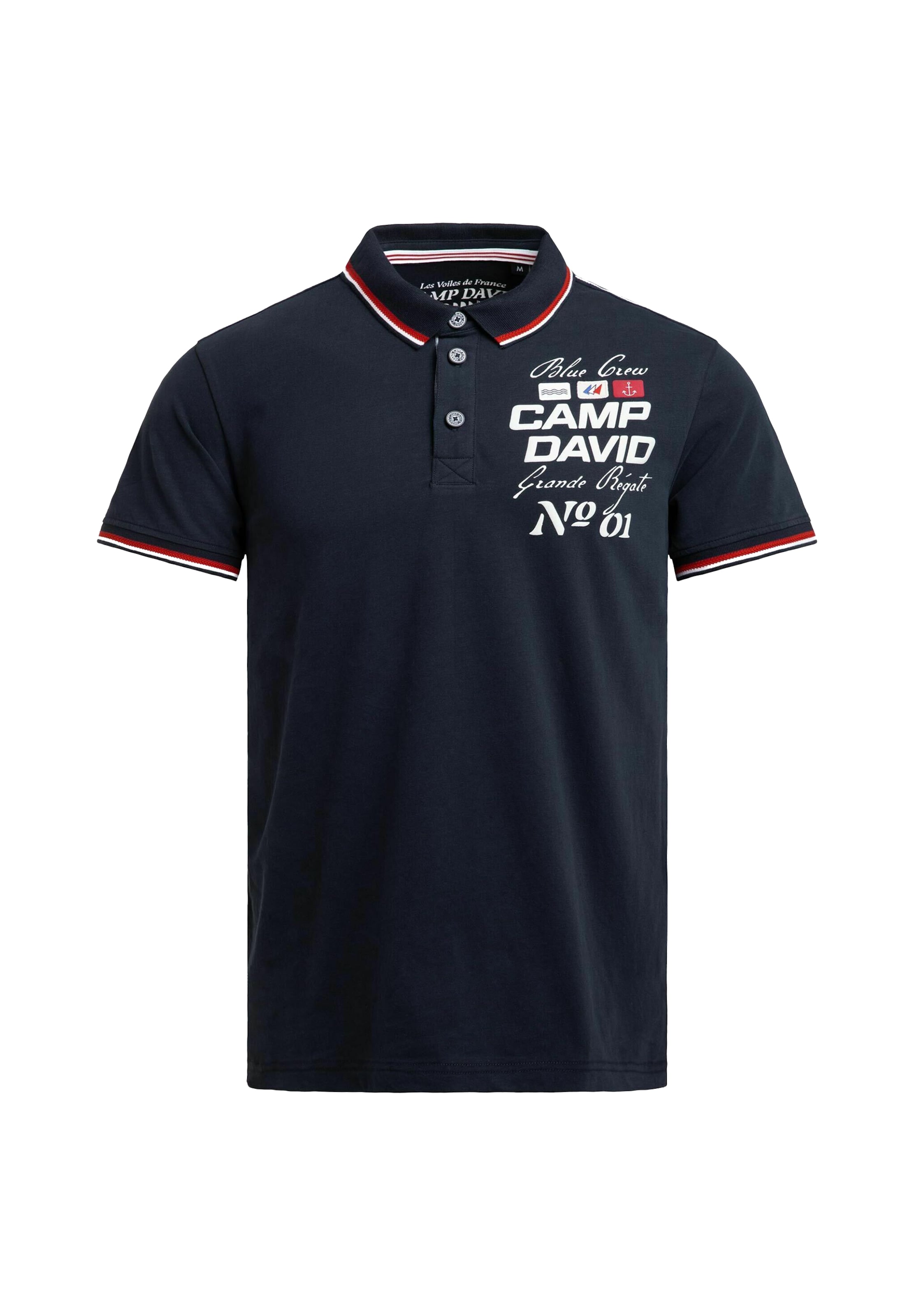 Maglietta di CAMP DAVID in blu: frontale