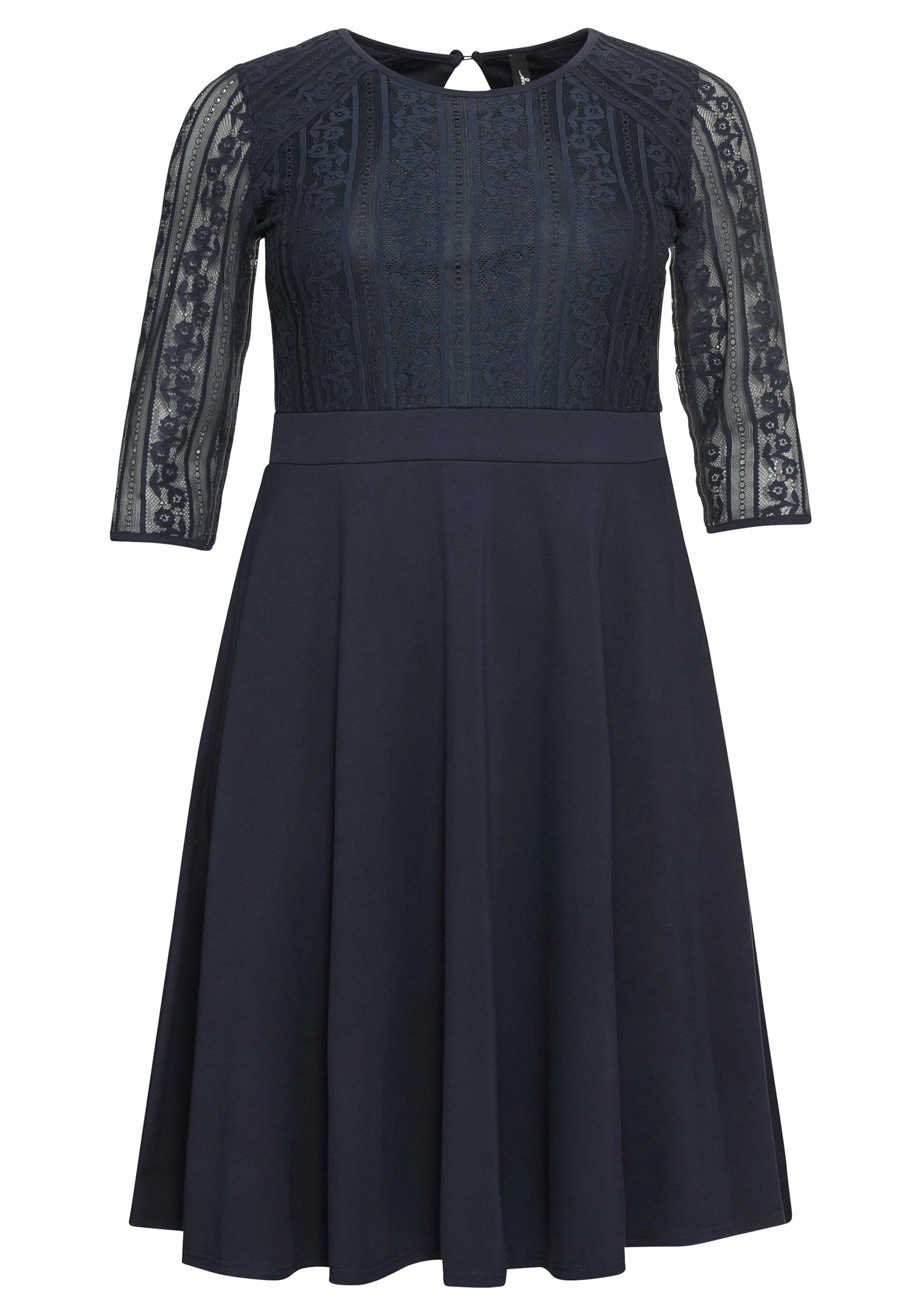 SHEEGO Koktejlové šaty – modrá: přední strana