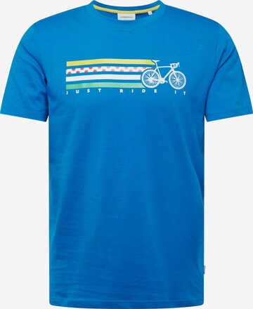 Lindbergh Тениска в синьо: отпред