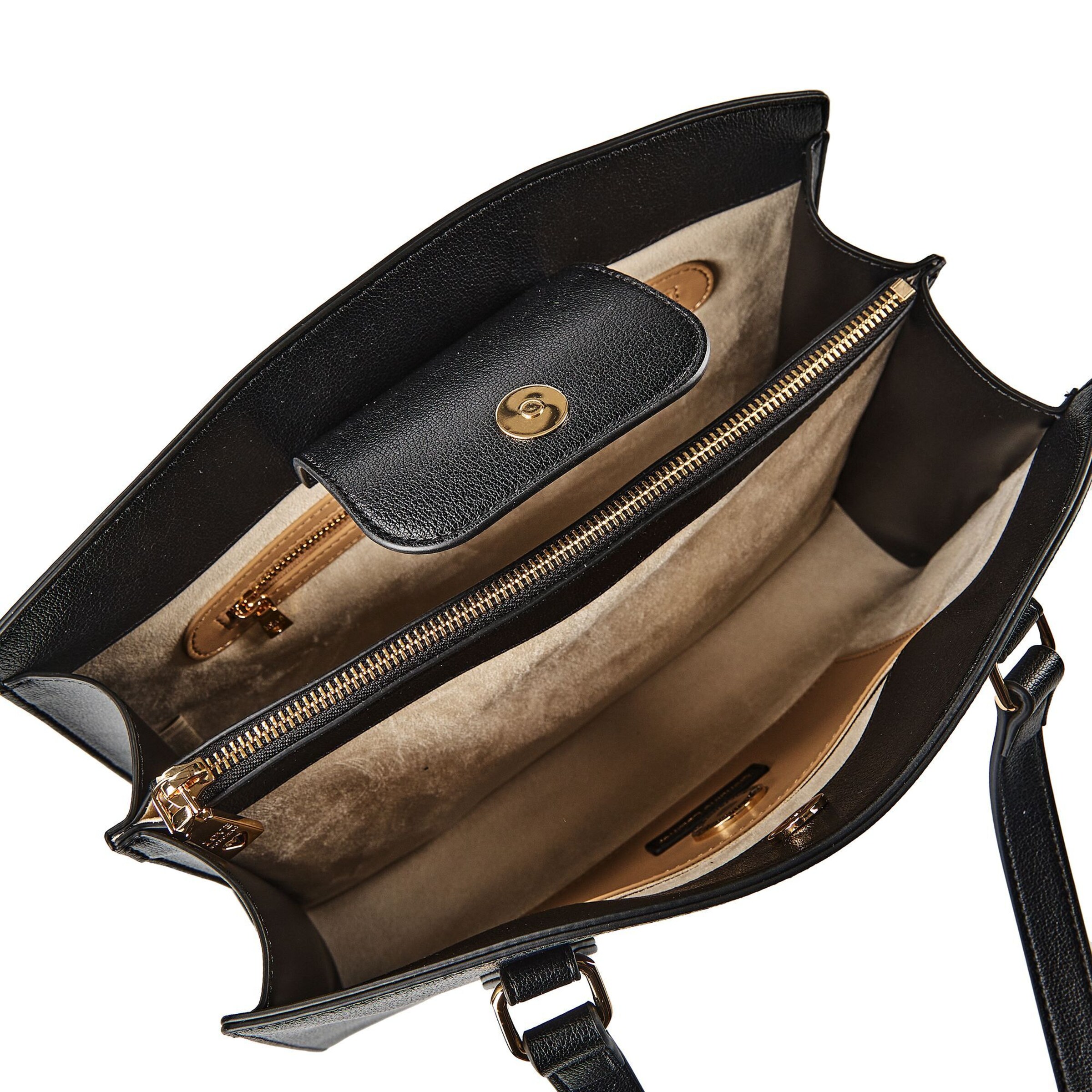 Love Moschino Schoudertas 'Heart Charm' in Zwart