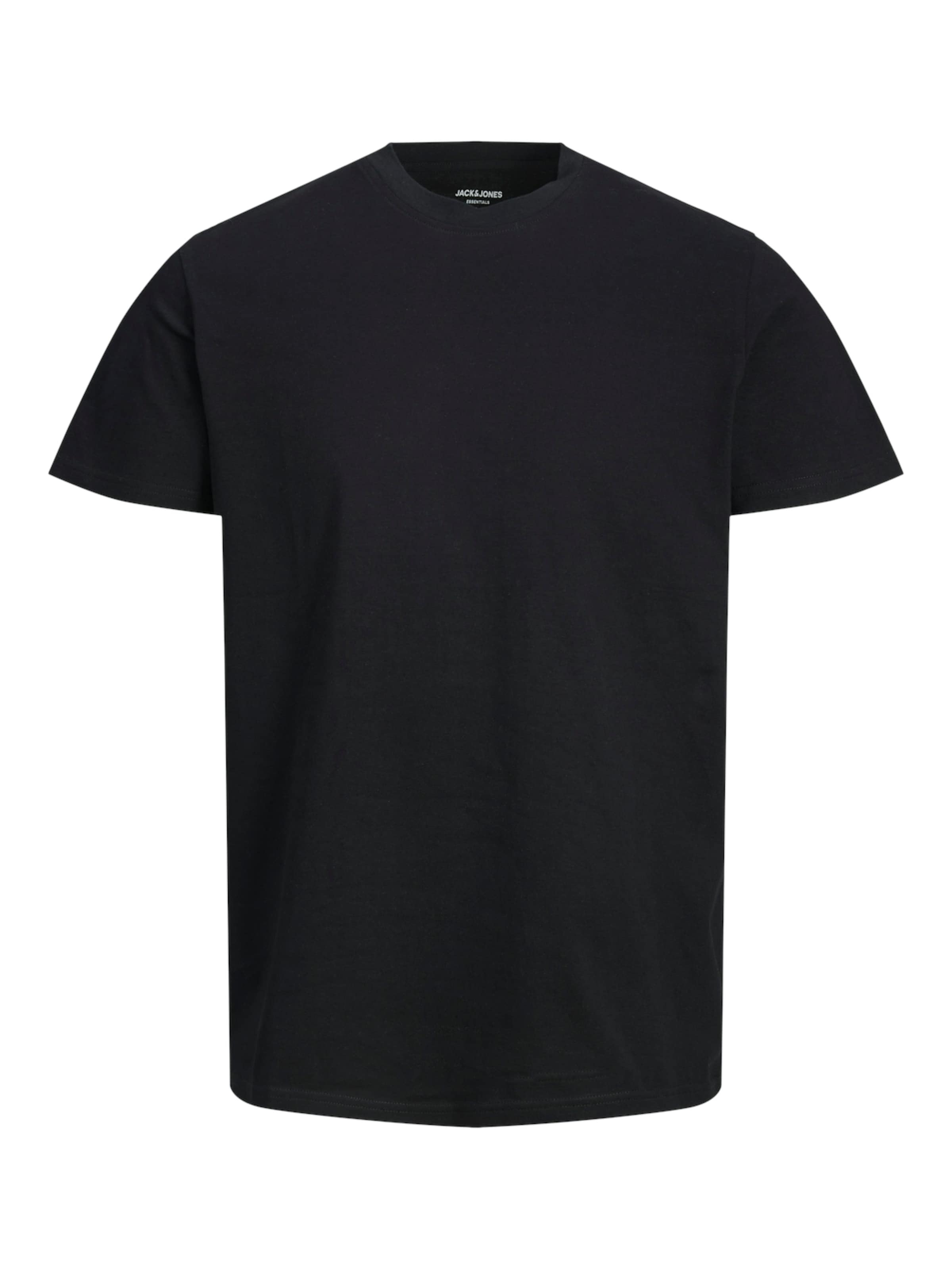 JACK & JONES Póló 'JWHRELAXED TEE SS O-NECK NOOS' - fekete: elől