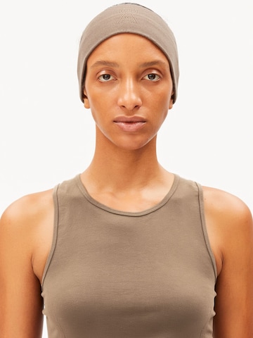 ARMEDANGELS Sporthoofdband in Beige: voorkant